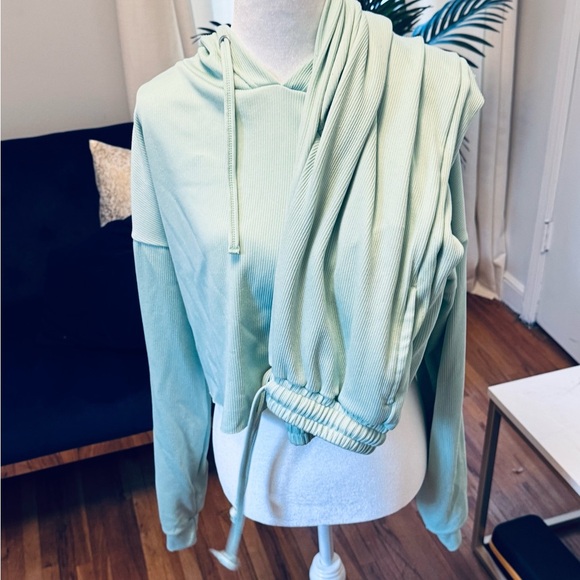 Mint Green Women's Hoodie and Joggers Set - Picture 7 of 17